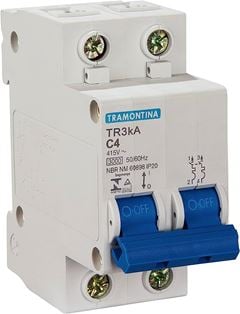 DISJUNTOR BIPOLAR DIN BCO 025A TRAMONTINA