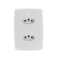 TOMADA DUPLA 2X4 BCA 20A SAFIRA ILUMI