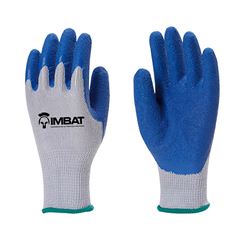 LUVA MALHA BANHO LATEX AZL T09 TRICO IMBAT