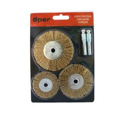 ESCOVA ACO CIRCULAR 5PCS OPER