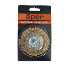 ESCOVA ACO CIRCULAR C/HASTE OPER