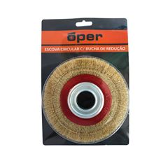 ESCOVA ACO CIRCULAR C/BUCHA REDUCAO OPER