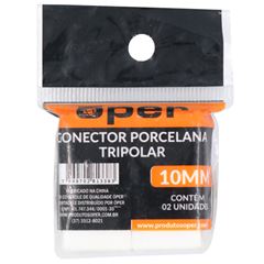 CONECTOR PORCELANA TRIPOLAR 16MM OPER
