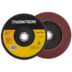 DISCO LIXA FLAP 4.1/2 100 OXI ALUM THOMPSON