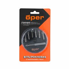 JOGO BITS P/PARAFUSAD 07PCS CROMO VANAD OPER