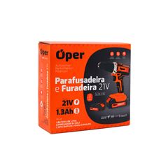 PARAFUSAD 1BAT 1,3AH 21V IMPACT S/MALETA OPER