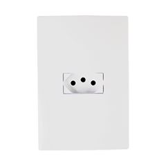 TOMADA SIMPLES 2X4 10A BCA I9 H MOD ILUMI