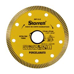 DISCO CORTE DIAMANTADO P/PORCELANATO 110 X 20MM ST
