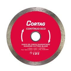 DISCO CORTE DIAMANTADO CONTINUO ECO 110MM CORTAG