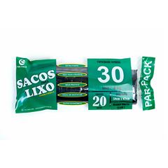 SACO LIXO REFORCADO ROLO 30L C/20 PARPACK