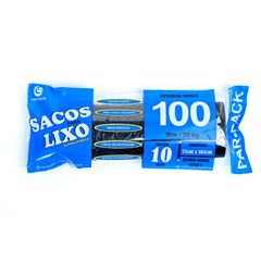 SACO LIXO REFORCADO ROLO 100L C/10 PARPACK