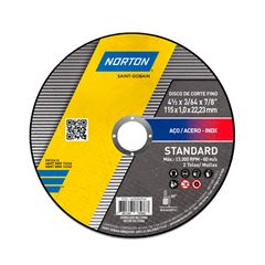 DISCO CORTE STANDARD 115X1.0X22.23 NORTON
