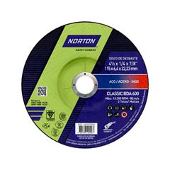 DISCO DESBASTE CLASSIC BDA600 115X6.4X22.23 NORTON