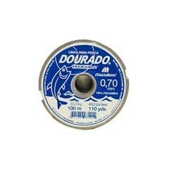 LINHA PESCA PREMIUM 100MT 070MM BCA DOURADO