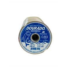 LINHA PESCA PREMIUM 100MT 080MM BCA DOURADO