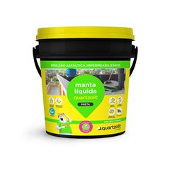 MANTA LIQUIDA IMPERM 18KG PRETA QUARTZOLIT