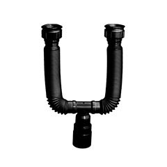 SIFAO SANFONADO UNIVERSAL PRETO DUPLO KRONA
