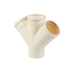 JUNCAO ESGOTO DUPLA 100X100MM KRONA