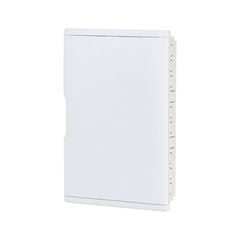 QUADRO DISJUNT EMBUTIR 36D/27N BCO C/BARR KRONA
