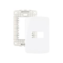 CONJ PLACA 4X2 1POST HORIZONT C/SUPORTE MARGIRIUS