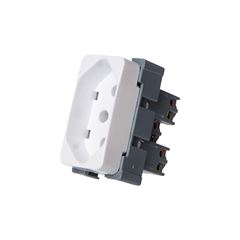 TOMADA PADRAO BRASILEIRO 2P+T 10A-250V BCO MARGIRI