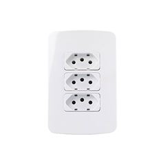 CONJ 3TOMAD PADR BR 2P+T 10A-250V 4X2 BCO MARGIRIU