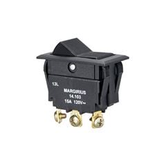 INTERRUPTOR TECLA METALIC 14.103 UNIPOL 15A MARGIR