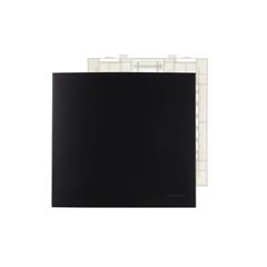 PLACA CEGA + SUPORTE 4X4 CLEAN EBONY MARGIRIUS