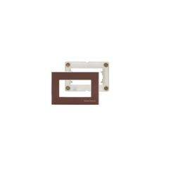 CONJUNTO PLACA C/SUPORTE P/MOVEL 65X45 MARROM MARG