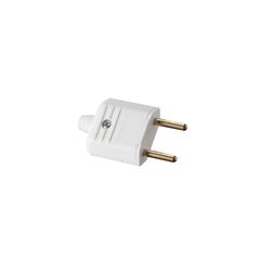 PLUGUE 2P 10A 180G BRANCO C/10 MARGIRIUS