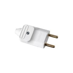 PLUGUE 2P 20A 180G C/PRENSA CABO BRANCO C/10 MARGI