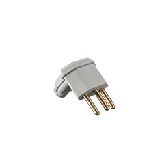 PLUGUE 2P+T 10A 90G C/10 CINZA MARGIRIUS