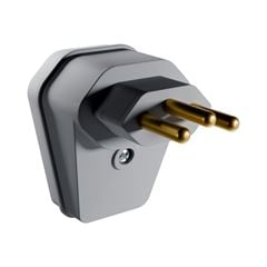 PLUGUE 2P+T 10A 90G EXGD C/PRENSA CABO CINZA MARGI