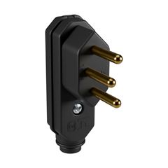 PLUGUE 2P+T 10A 90G VERTICAL CINZA MARGIRIUS