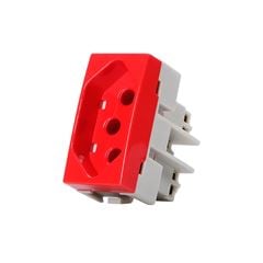 TOMADA PAD BR 2P+T 20A-250V VERMELH SLEEK MARGIRIU