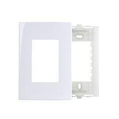 CONJ PLACA 4X2 BR C/SUPORTE SLEEK MARGIRIUS