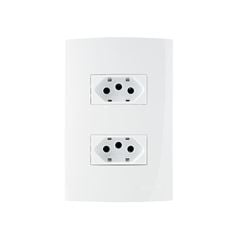 CONJ 2 TOMAD PADR BR 2P+T SEPARAD 20A-250V 4X2 BCO