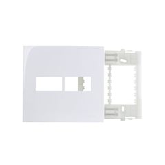 CONJ PLACA 4X4 2 POST HORIZ C/SUPORTE SLEEK MARGIR