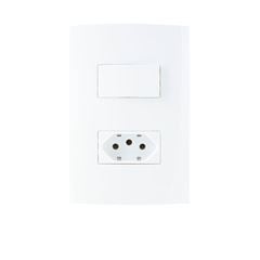 CONJ TOMAD 2P+T 10A-250V +1 INT PARAL 10A-250V 4X2