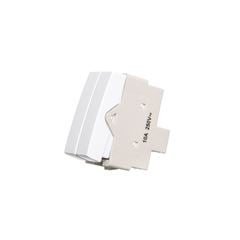 INTERRUPTOR DUPLO SIMPLES 10A-250V BCO SLEEK MARGI
