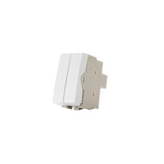 INTERRUPTOR DUPLO PARALEL 10A-250V BCO SLEEK MARGI