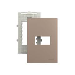 CONJ PLACA 4X2 1 POST HORIZ ARGILA C/SUP MARGIRIUS