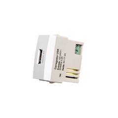 MODULO TOMAD CARREGAD USB 2A-BIVOLT BCO SLEEK MARG