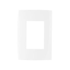 PLACA 4X2 3 POSTOS HORIZONTE BRANCO SLEEK MARGIRIU
