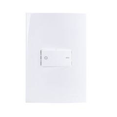 CONJ 1 INT BIPOLAR SIMPLES 10A 4X2 BR SLEEK