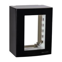 CAIXA SOBREPOR 95X75 3 POSTOS C/SUP EBONY