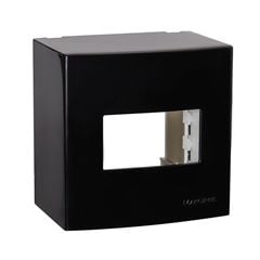 CAIXA SOBREPOR 75X75 1 POSTO C/SUP EBONY SLEEK