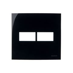 PLACA 4X4 2 POSTOS HORIZ EBONY SLEEK MARGIRIUS