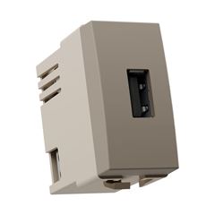MOD TOMADA CARREGAD USB 2A-BIVOLT ARGILA SLEEK MAR