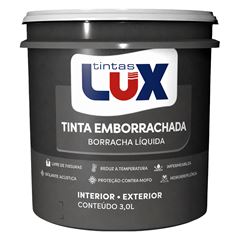 LUX TINTA ACRILICA EMBORRACHADA 3L GELO LUX TINTAS
